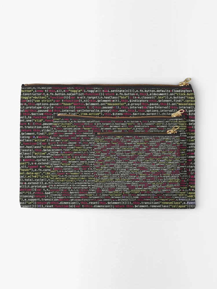 Thumbnail 2 of 4, Zipper Pouch, Program code designed and sold by Kirill Berbetch.