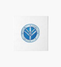 Lámina de exposición El escudo azul