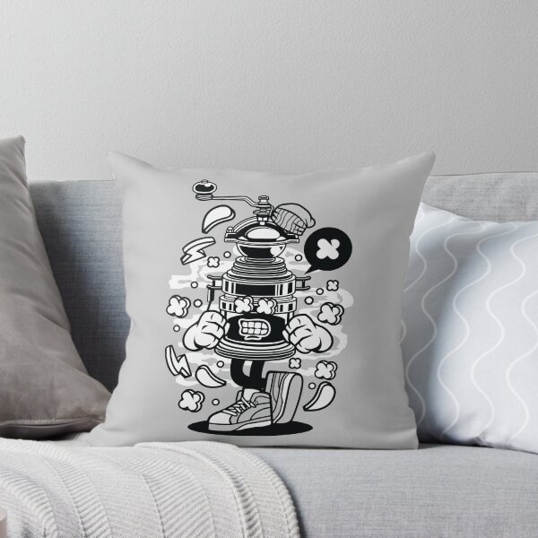 Item preview, Coffee Grinder Cartoon Character - Funny illustration for Coffee lover Fun ! designed and sold by Nickelparis.