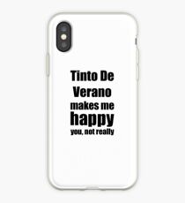 Tinto De Verano Cocktail Lover Funny Gift for Friend Alcohol Mixed Drink iPhone Case