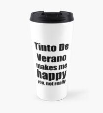 Tinto De Verano Cocktail Lover Funny Gift for Friend Alcohol Mixed Drink Travel Mug