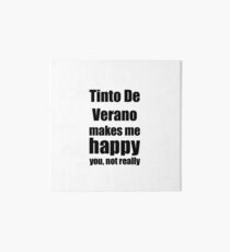 Tinto De Verano Cocktail Lover Funny Gift for Friend Alcohol Mixed Drink Art Board Print