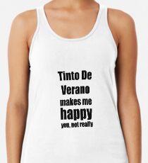 Tinto De Verano Cocktail Lover Funny Gift for Friend Alcohol Mixed Drink Women's Tank Top
