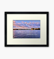 Sunset Sky Framed Print