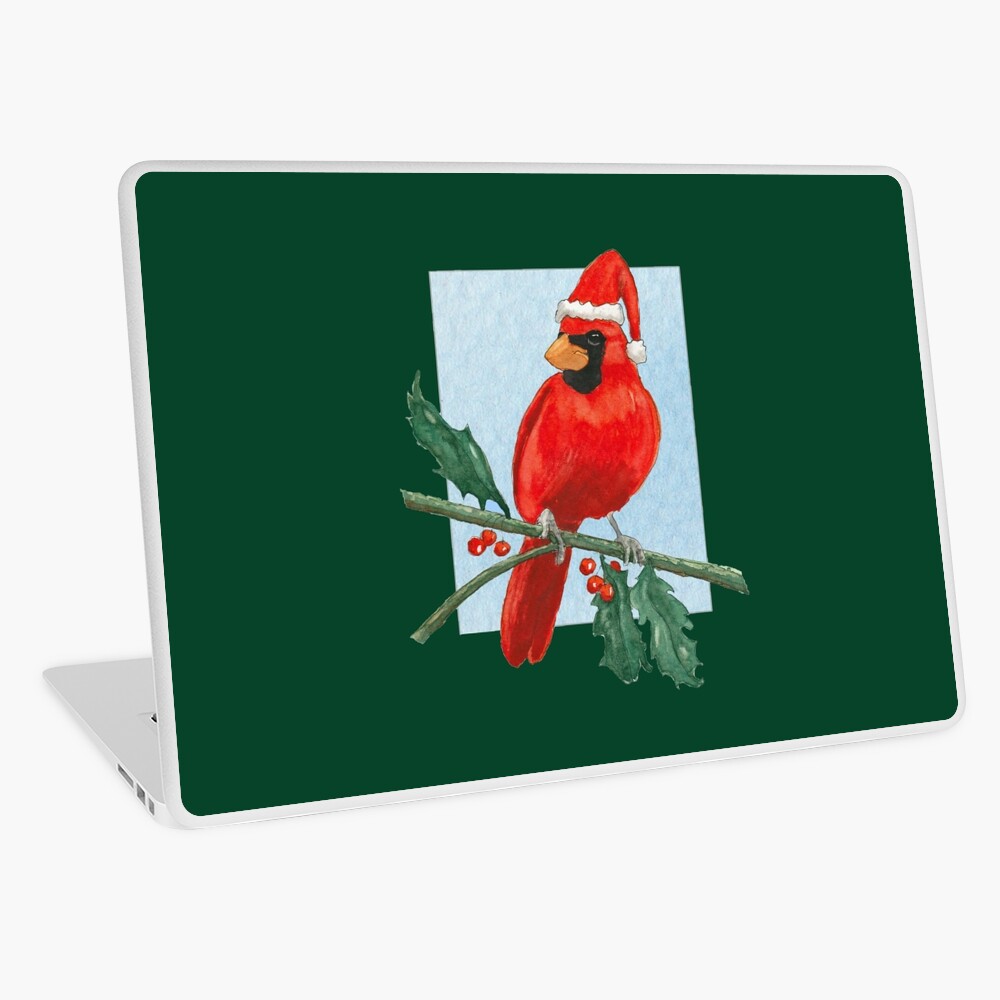 Cardinal Bird, Crow and Santa Hat Pillow Top – Akasia