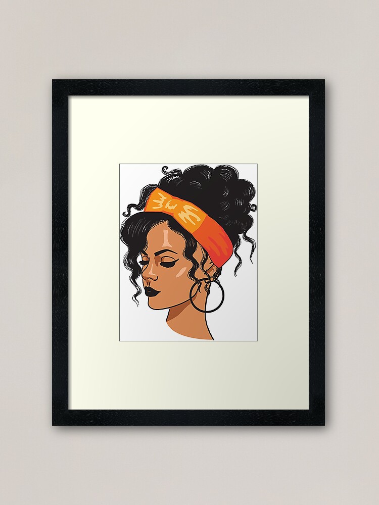 Black Woman Braids Hairstyle African American Beauty Salon Art Board Print  for Sale by DesignsByAymara