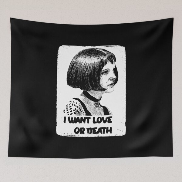 Item preview, I Want Love ... Or Death (black version) designed and sold by Natsukashi_ .
