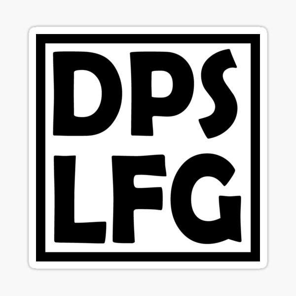 DPS LFG Gaming Sticker