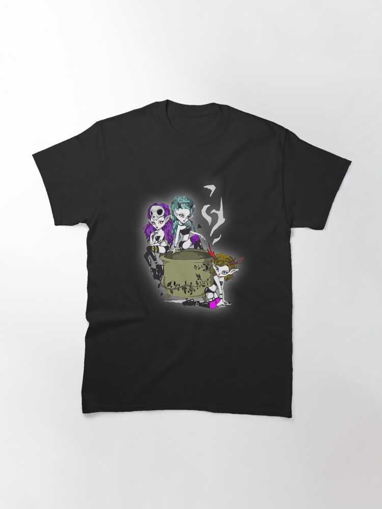 Vista alternativa de Camiseta clásica Ilustración de Brujas sexys