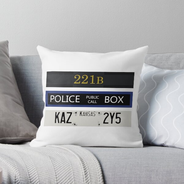 Fandoms Unite -- Superwholock Throw Pillow