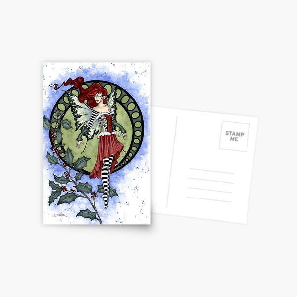 Item preview, Holly Fairy designed and sold by AmyBrownArt.