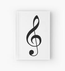 Cuaderno de tapa dura clave de sol