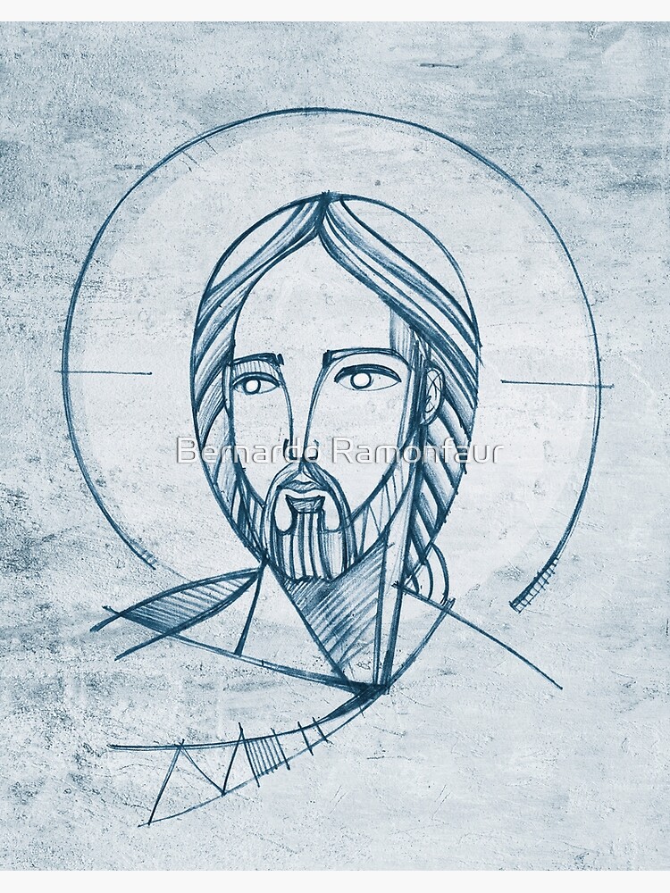 Hand Drawn Illustration Drawing Jesus Christ Stock Illustration 355606292 |  Shutterstock