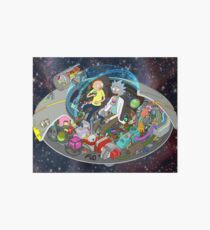 Rick und Morty schneiden weg Galeriedruck