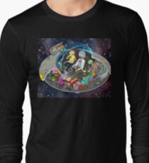 Rick und Morty schneiden weg Langarmshirt