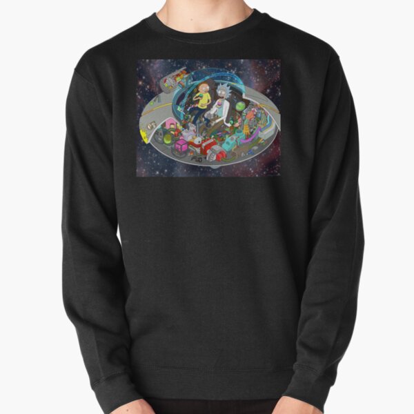 Rick and Morty cut-away Pullover Sweatshirt