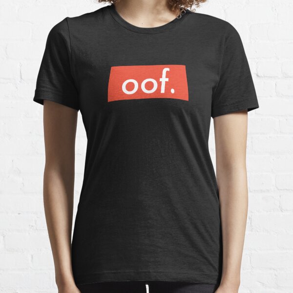 Oof Roblox Meme Red Box Logo T Shirt By Smithdigital Redbubble - roblox shirt logo