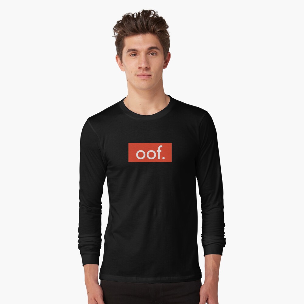 Oof Roblox Meme Red Box Logo T Shirt By Smithdigital Redbubble - oof box logo roblox