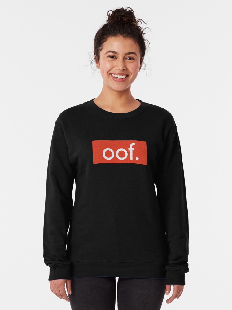 Sudadera Sin Capucha Oof Roblox Meme Red Box Logo De Smithdigital Redbubble - mochila saco roblox de xyae redbubble