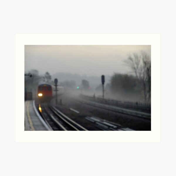 Foggy morning (Arrival) Art Print