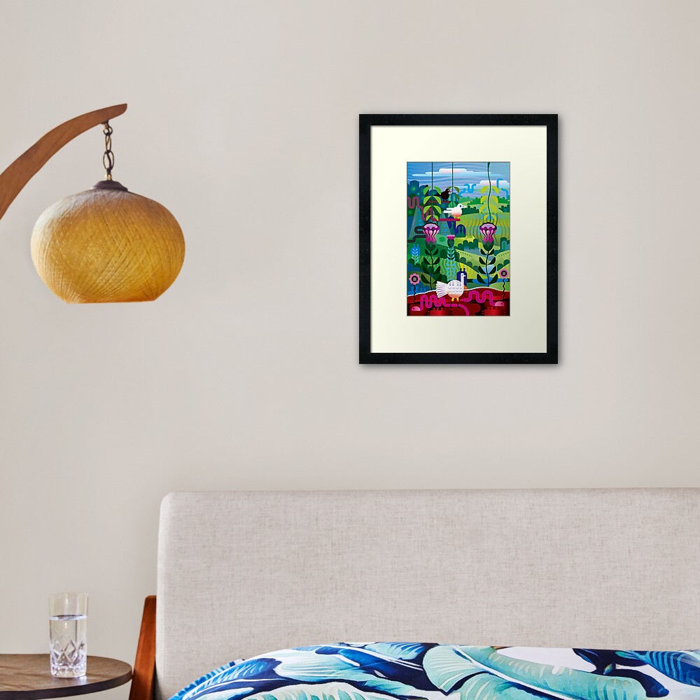 Erster Frühling Gerahmter Kunstdruck
