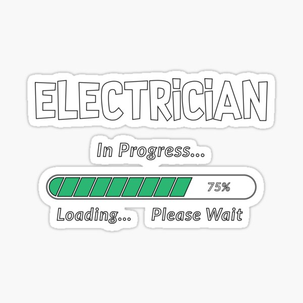 Funny Electrician Stickers Redbubble