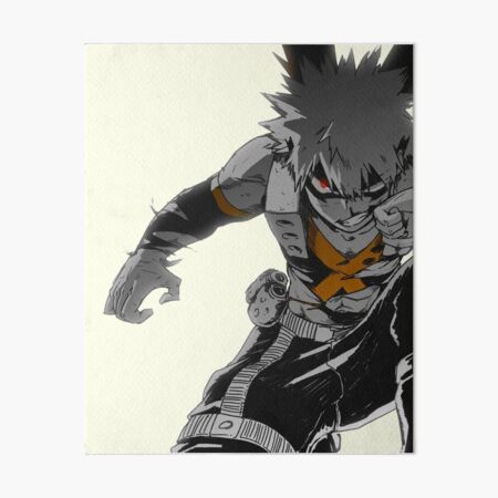 Katsuki Bakugou Art Board Print