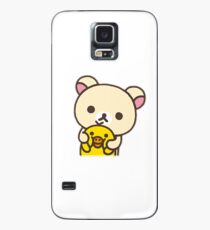 Cute Korillakuma with Yellow Bird Print Case/Skin for Samsung Galaxy
