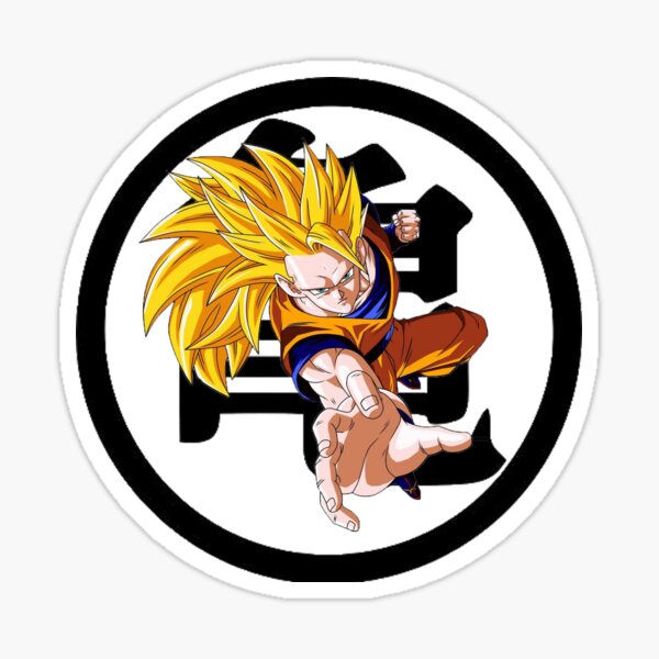 Goku Super Saiyan 3 Sticker for Sale by MtnDew3301