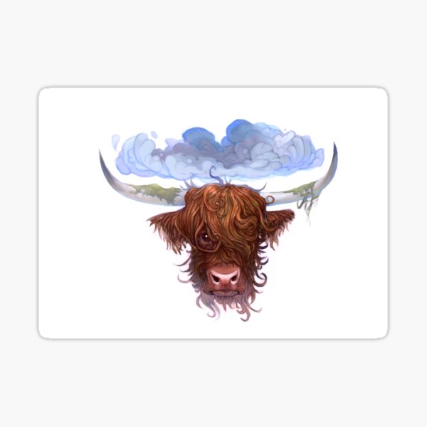 Item preview, Scottish Highland Cow designed and sold by Annika Linde.