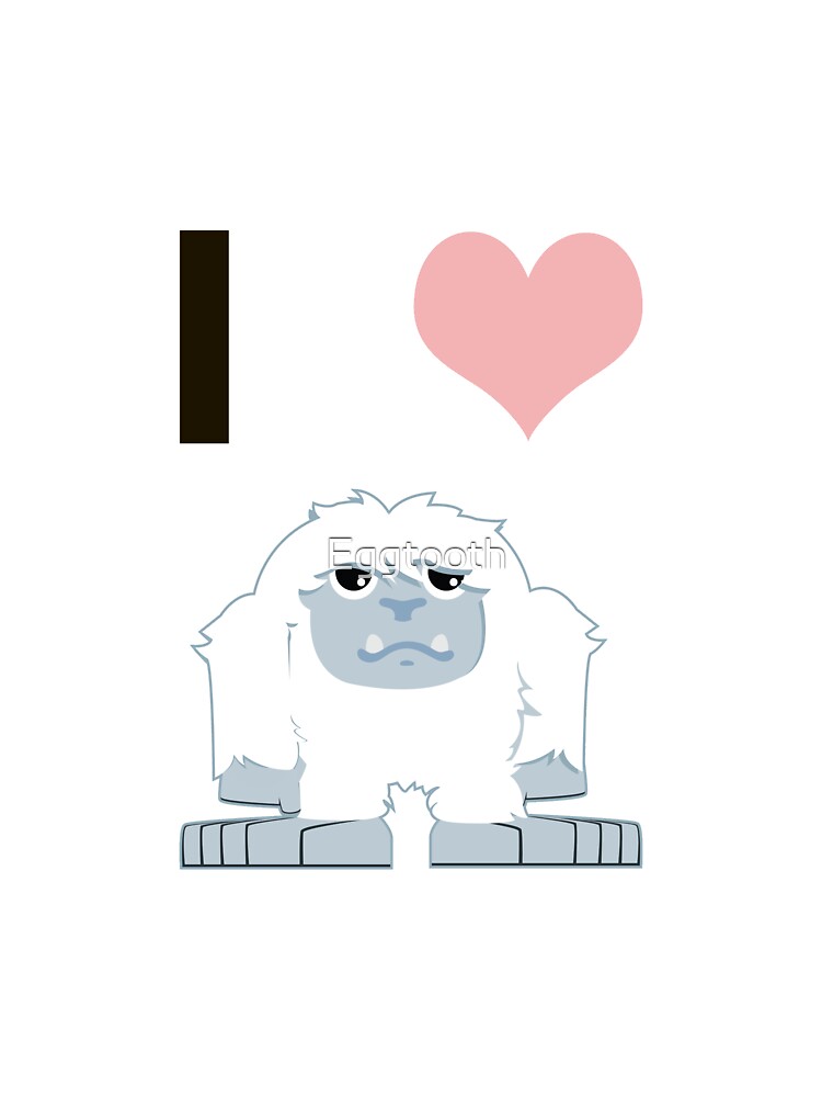 Cute Yeti Kid Cartoon