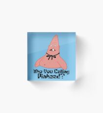 Wer nennt Pinhead? - SpongeBob Acrylblock