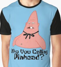 Who You Calling Pinhead? - Spongebob Graphic T-Shirt