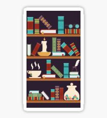 Mystical Bookshelf Sticker