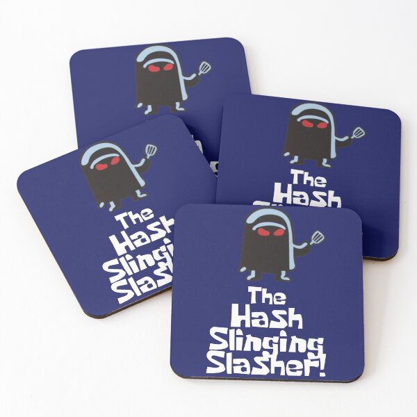 Item preview, The Hash Slinging Slasher! (White Text) designed and sold by LagginPotato64.