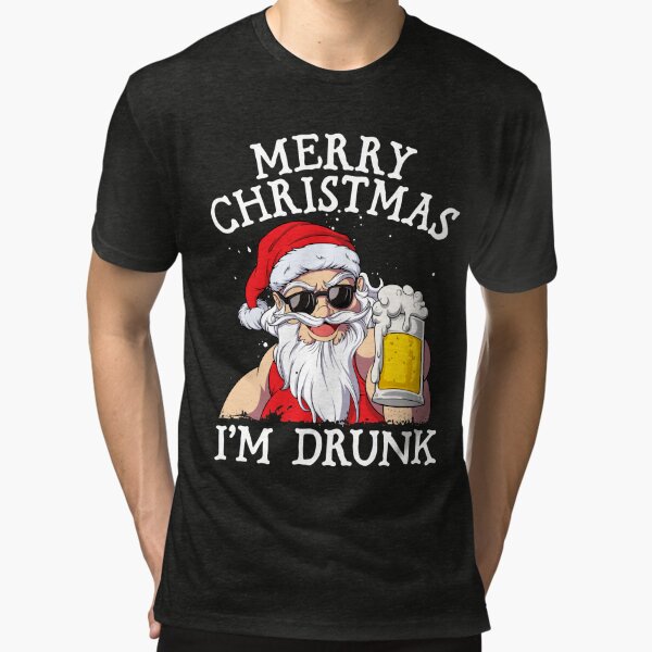 Divertido Feliz borracho, soy navidad camisa unixex, camiseta de regalo de  Navidad, camiseta borracha santaa, camiseta borracha de santa, camiseta  divertida de vacaciones -  España