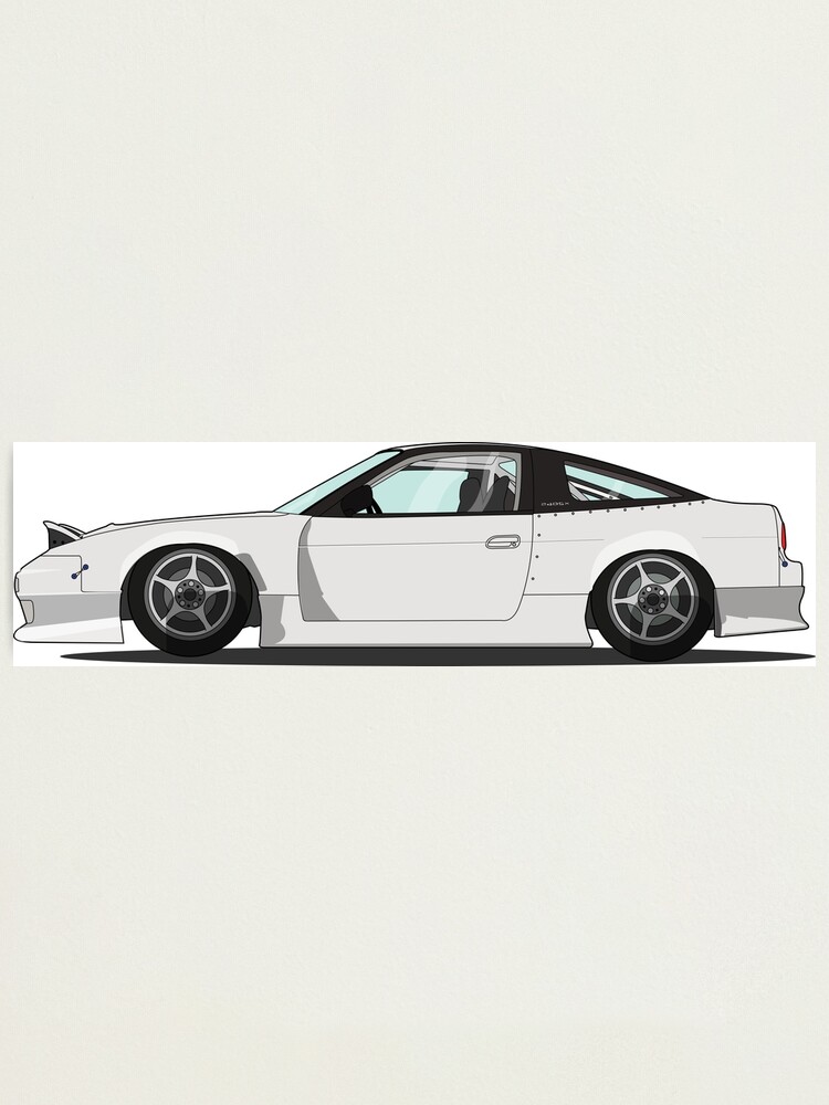 Nissan 240sx S13 Hatchback Alex S Photographic Print By Tylerb555 Redbubble