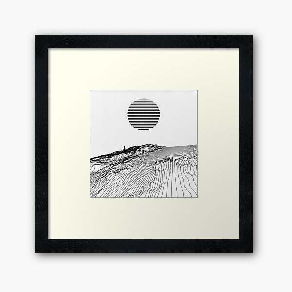 Voice in the silence Framed Art Print