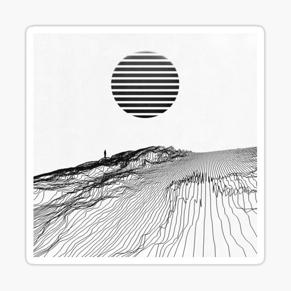 Voice in the silence Sticker