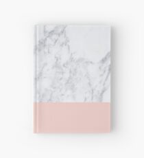 Cuaderno de tapa dura Mármol en oro rosa