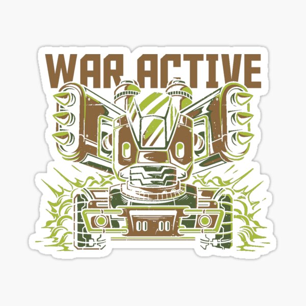 Guerre active Sticker