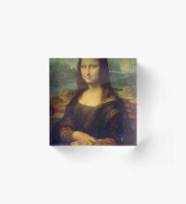 Mona Lisa by Leonardo Da Vinci Acrylic Block