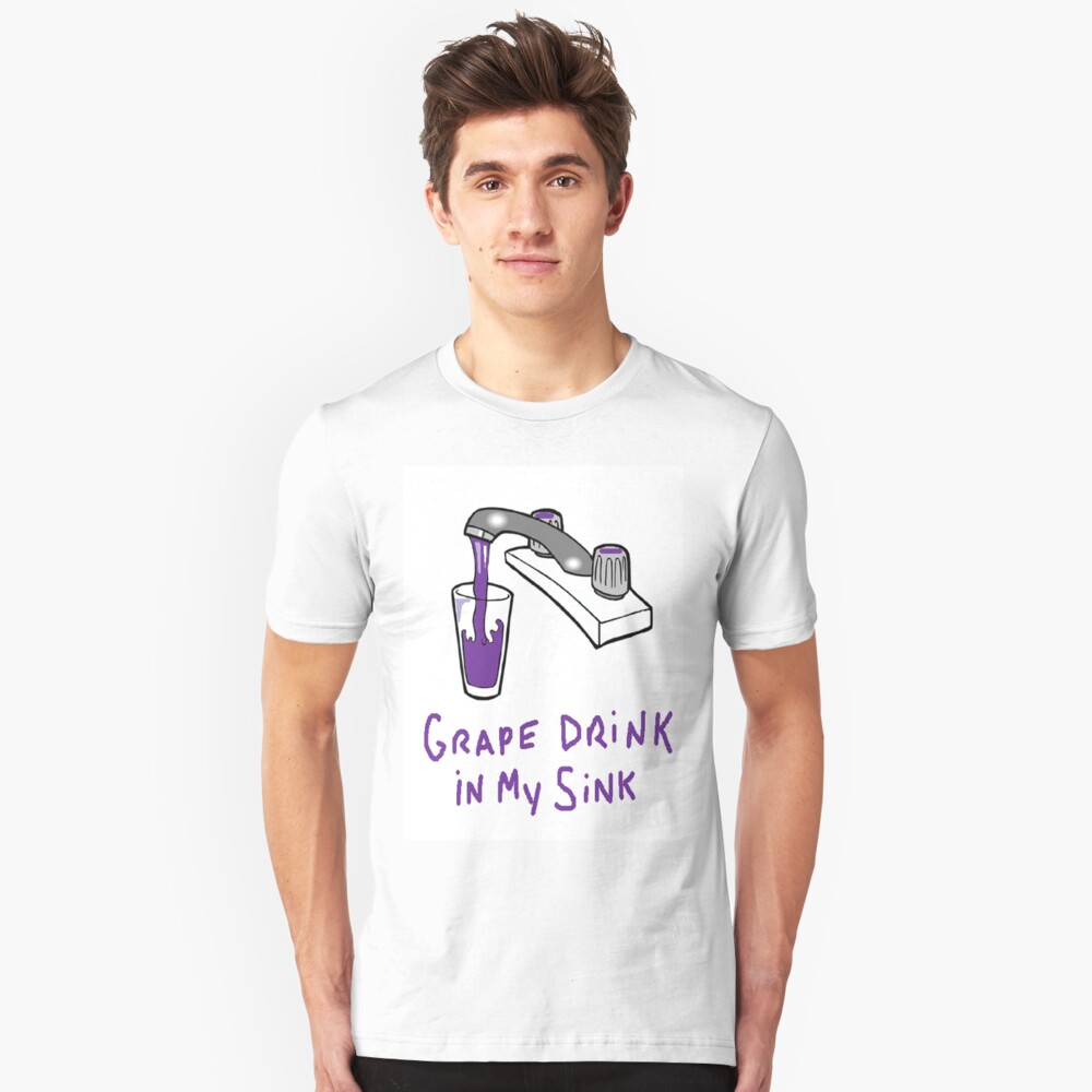 Grape Drink Slim Fit T-Shirt