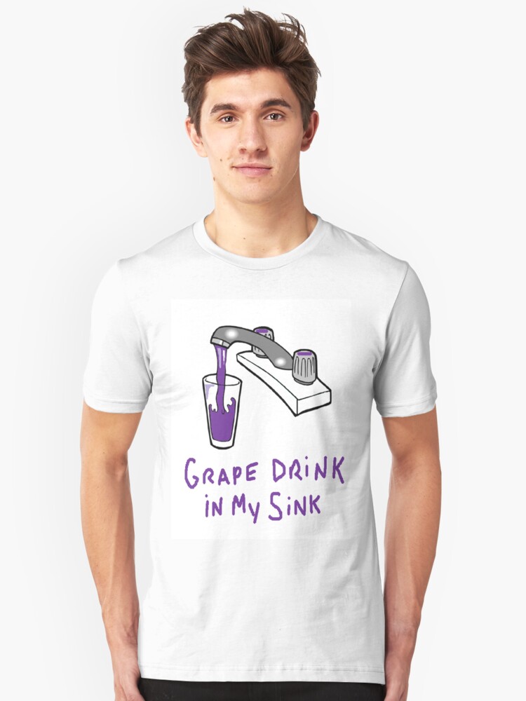 Alternate view of Grape Drink Slim Fit T-Shirt