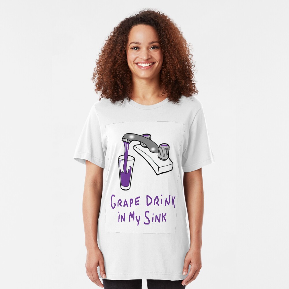 Grape Drink Slim Fit T-Shirt