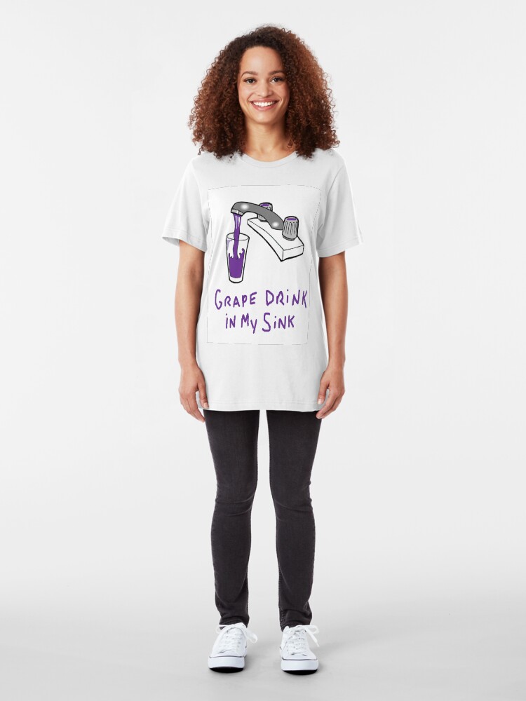 Alternate view of Grape Drink Slim Fit T-Shirt