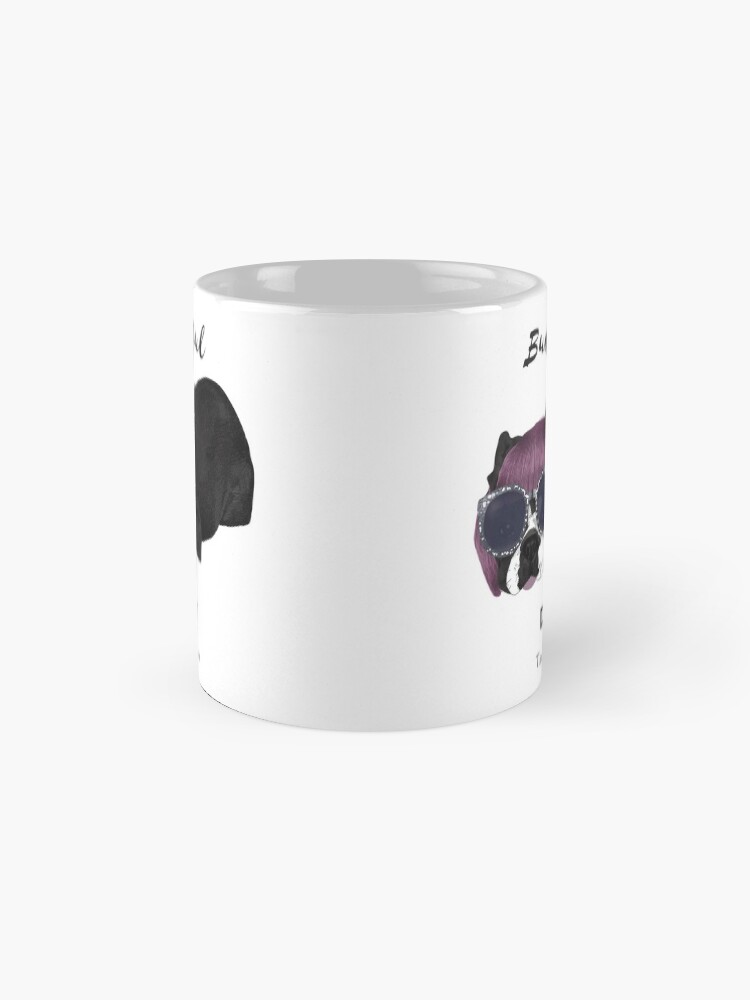 Alternate view of Buddhaful Dolly - Cafe Double Coffee Mug