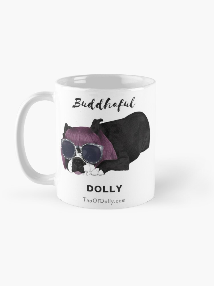 Alternate view of Buddhaful Dolly - Cafe Double  Coffee Mug