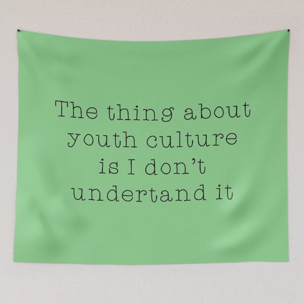 Item preview, Lo de la cultura juvenil. designed and sold by agrlandherfeels.