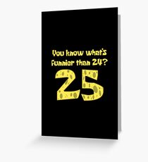 25 - Spongebob Greeting Card